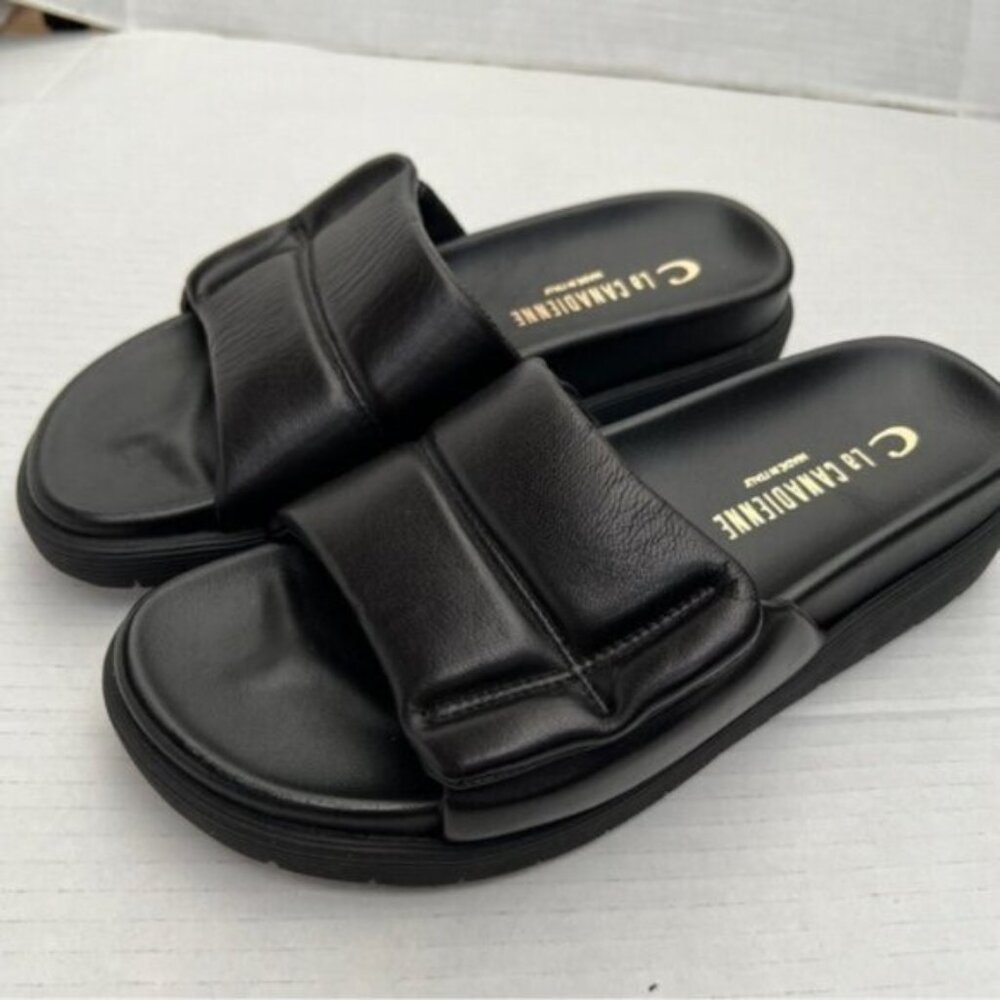 La CANADIENNE BNWOT LEATHER SANDAL Made in Italy